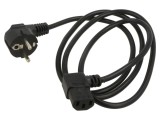 Cablu alimentare 3x1mm2, IEC C13 90&deg;