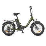 Bicicleta electrica pliabila ULZOMO E-bike Dolphin 20, 350W, 36V 13Ah, autonomie 89km, viteza maxima 25km/h, Green, 20&#039;&#039;