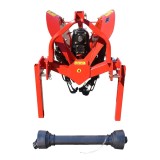 Masina de sapat santuri pentru tractor 50-80 CP, 350-450 mm, cu cardan inclus