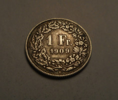 Elvetia 1 Franc 1909 foto