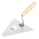 Mistrie din inox 180 x 180 mm pentru zidarie, cu maner din lemn Topex
