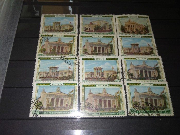 TIMBRE URSS 1955 CLADIRI