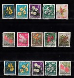 A12 S6 1 - Timbre foarte vechi - Noua Zeelanda - flori, Flora, Stampilat