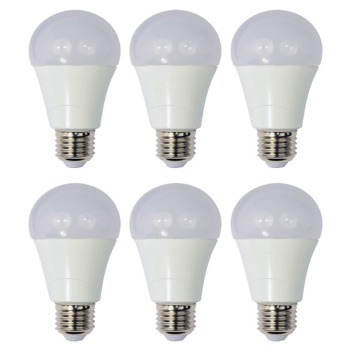 Set 6 Becuri LED Drimus 12W E27 Lumina Rece DL-6121