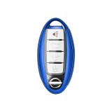 Husa Cheie Auto NISSAN Smartkey TPU+PC ALBASTRA AutoProtect KeyCars, Oem