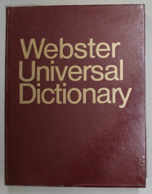 WEBSTER UNIVERSAL DICTIONARY , UNABRIDGED INTERNATIONAL EDITION , edited by HENRY CECIL WYLD and ERIC H. PARTRIDGE , 1975 foto
