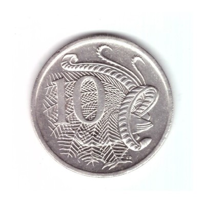 Moneda Australia 10 cents/centi 1992, stare buna, curata foto