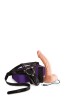 Strap-on Cu Vibratii Sexxbian, Natural, 19 cm, Nmc