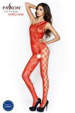 Bodystocking Sexy Din Dantela Decupat Intim, Rosu, Marime Universala, Passion