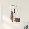 VidaXL Răcător de paltoane montat pe perete Alb 90 x 40 x 10 cm 874451