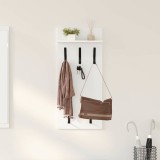 VidaXL Răcător de paltoane montat pe perete Alb 90 x 40 x 10 cm