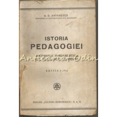 Istoria Pedagogiei - G. G. Antonescu - 1943