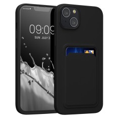 Husa Kwmobile pentru Apple iPhone 14 Plus, Silicon, Negru, 59113.01