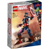 LEGO&reg; Marvel - Figurina de constructie Captain America (76258)