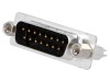 Conector D-Sub 15 pini THT Amphenol Soclu L717SDAH15POL2RM8 PCB Alama Gold Flash