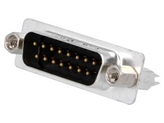 Conector D-Sub 15 pini soclu THT