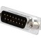 Conector D-Sub 15 pini soclu THT