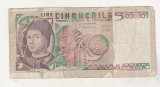 bnk bn Italia 5000 lire 1982 uzata