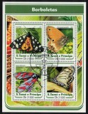 Cumpara ieftin S. TOME E PRINCIPE 2017: Fluturi - Set Complet (Colita + Bloc) - Timbre Straine Africa