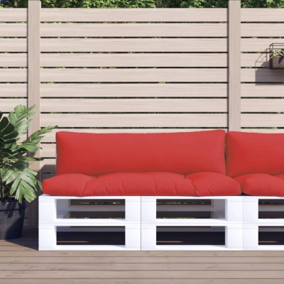 Gossi perne de paleti, 2 buc. rosu, material textil foto
