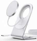 Stand si incarcator wireless magnetic Magasafe IPhone 12, Choetech, Oem