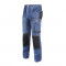 Pantaloni lucru tip blugi, slim-fit, elastici, 12 buzunare, cusaturi duble, marime S