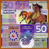 KAMBERRA - FANTASY NOTE - 50 NUMISMAS 2014 - UNC / POLIMER / ZODIAC - ANUL CALULUI