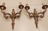 Set de 2 superbe aplice din bronz masiv in stil francez