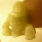 Statueta Buddha sezand -din jad (probabil) , dim. = 8x8cm