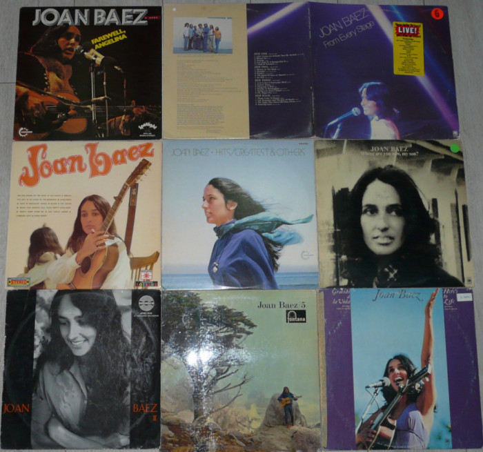 vinil Joan Baez 6 LP descriere si pret in anunt,Best off si albume,VG/VG+