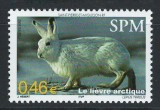Saint Pierre and Miquelon 2002 Mi 869/ MNH - Fauna, iepuri 27-3