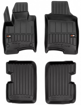 Set Covorase Auto Cauciuc Negro Fiat Panda 3 2011&amp;rarr; Pro Line Tip Tavita 3D 3D409934 foto