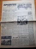 Sportul popular 4 mai 1965-fotbal,baschet,motocilism,handbal,volei,ciclism