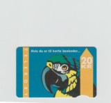 bnk card Cartele telefonice - Danemarca - Jydsk - Jydsk Definitive - Parrot with text - Tel:TDJD011c