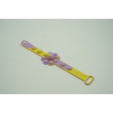 Jucarie antistres din silicon, bratara caracatita reversibila, multicolor/galben, Flippy
