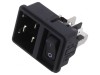 Conector alimentare AC soclu tată 16A 250V IEC 60320