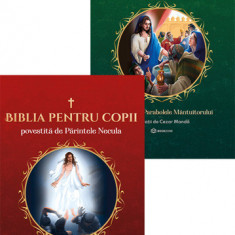 Pachet Biblia pentru copii povestită de Părintele Necula Vol II + Vol III