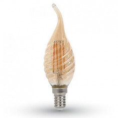 BEC LED E14 4W CU FILAMENT 2200K ALB CALD Electronic Technology foto