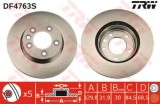Disc frana VW TOUAREG (7LA, 7L6, 7L7) (2002 - 2010) TRW DF4763S