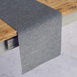 Fata de masa KOMUNJ, textil, gri, 32 x 183 cm