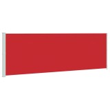 Cumpara ieftin Copertina laterala retractabila de terasa, rosu, 200x600 cm