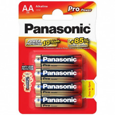 Baterie Panasonic Pro Power, AA / LR6 / 1.5V, Set 4 bucati