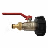 Adaptor IBC S60 cu Robinet și Cuplaj Rapid 3/4
