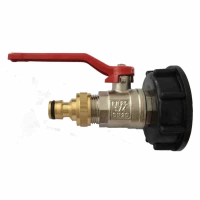 Adaptor IBC S60 cu Robinet și Cuplaj Rapid 3/4 foto