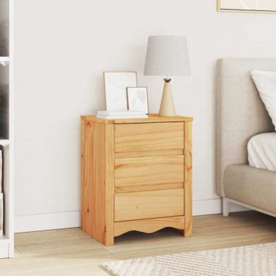 vidaXL Dulap de noapte cu sertar Drammen Stejar 45 x 35 x 56 cm 42003048 foto