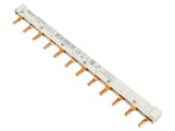 Bară colectoare 2 poli, 63A, 12 module