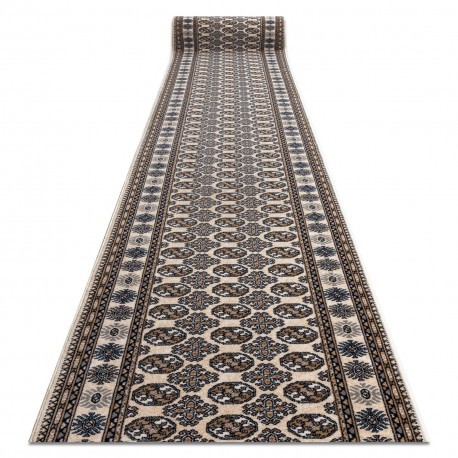 Traversa L&acirc;nă NAIN Rozetă 6177 51033 bej / albastru inchis, 100 cm