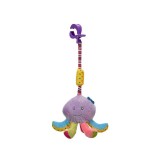 Jucarie Suspendabila pentru patut, Model Caracatita cu sunet, 24 cm, ATU-087435, Multicolor, Oem