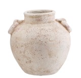 Cumpara ieftin Vaza flori teracota maro 21 x 21 cm