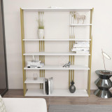 Biblioteca Manny Elegant, 6 Rafturi, 120 X 160 X 30 Cm, Zena Home